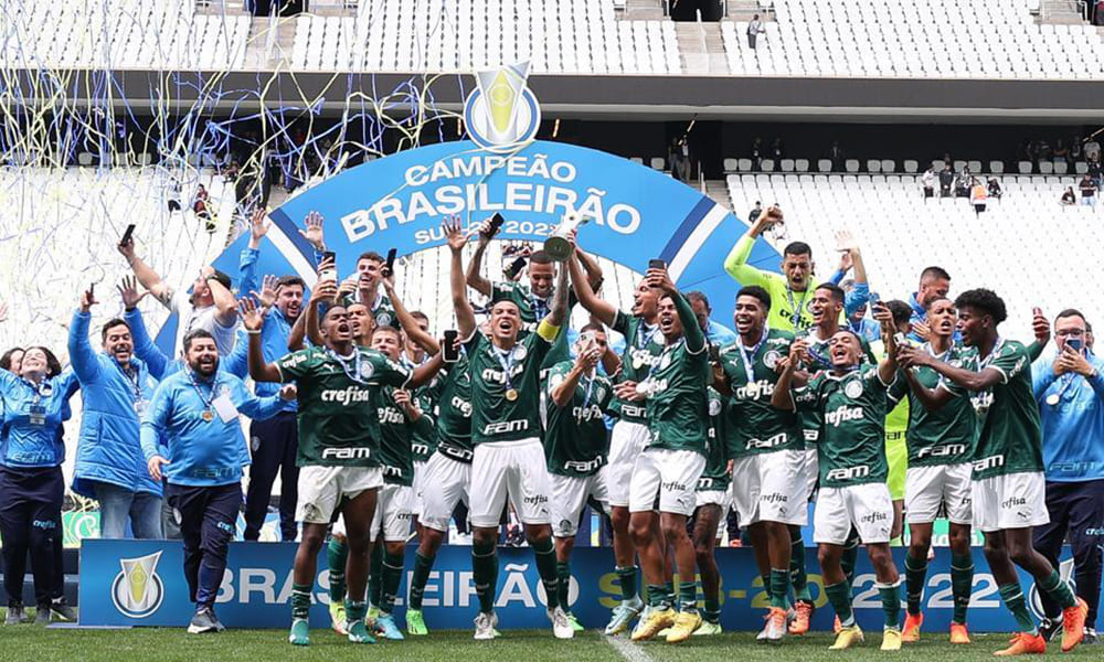 Palmeiras é também o maior campeão nacional na base.