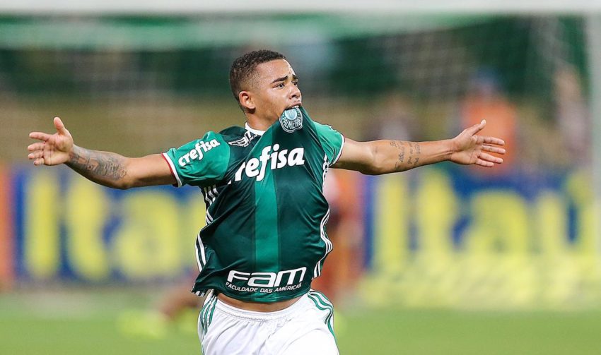 8 anos atrás Gabriel Jesus marcava pelo Verdão na Copinha