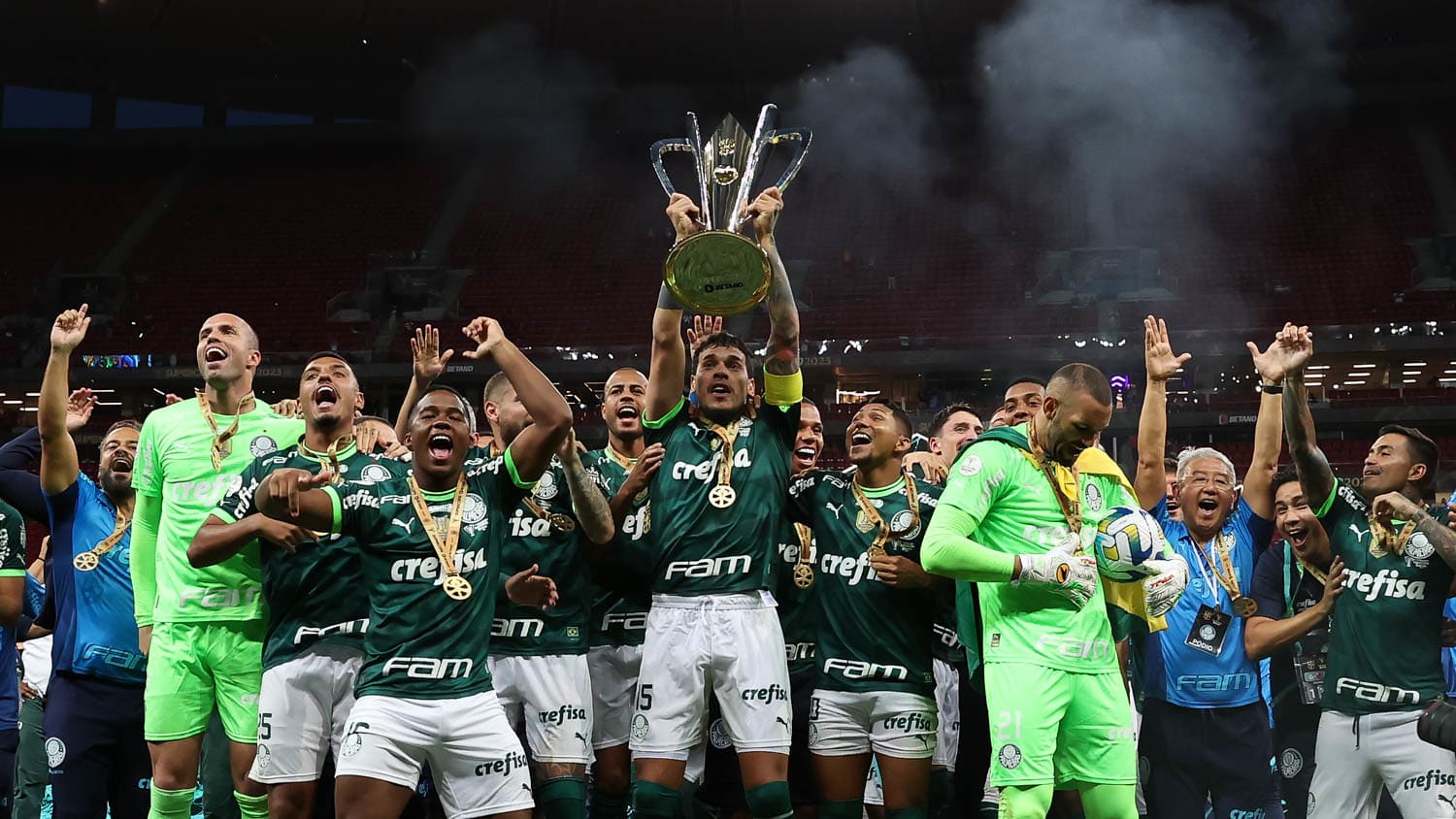 Palmeiras: 10 jogadores do atual elenco estão entre os maiores campeões do clube.