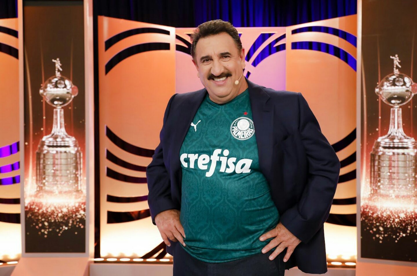 Palmeiras: Ratinho é um notável torcedor palestrino.