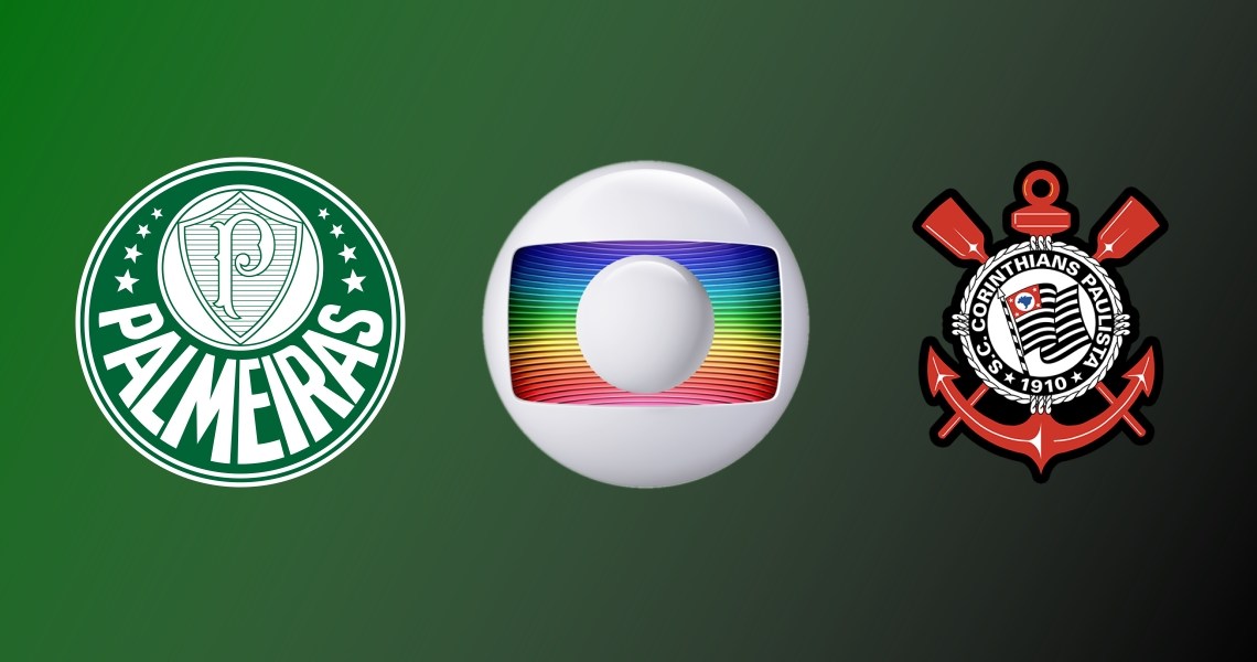 Globo decide beneficiar o Corinthians e deixa o Palmeiras na miséria