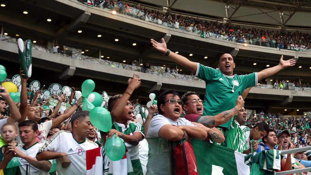 Palmeiras quebrou recorde de público no Allianz Parque.