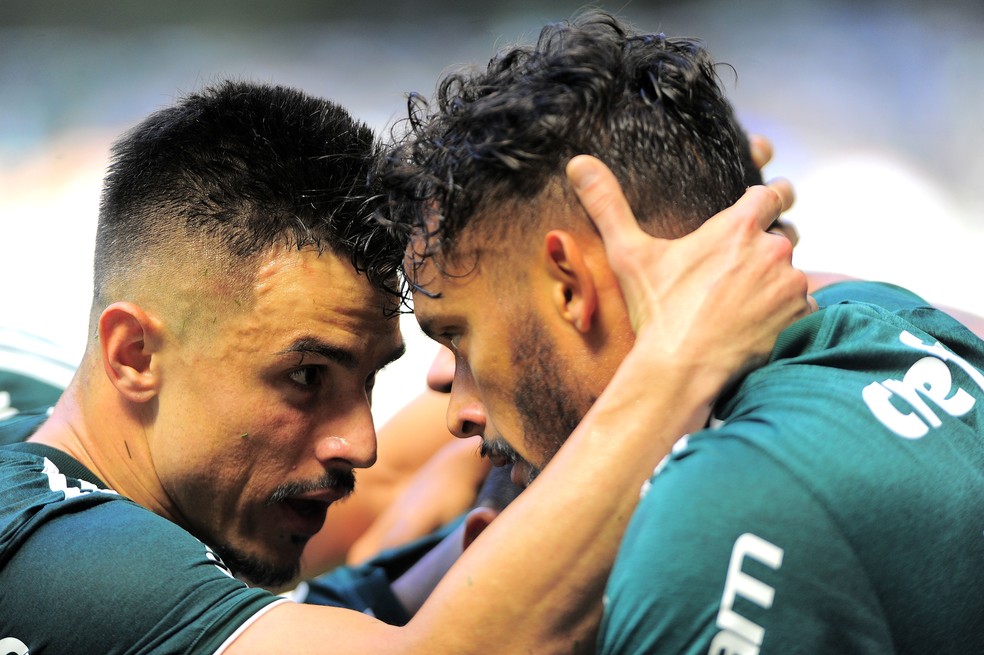 Bigode e Scarpa nos tempos de Palmeiras.