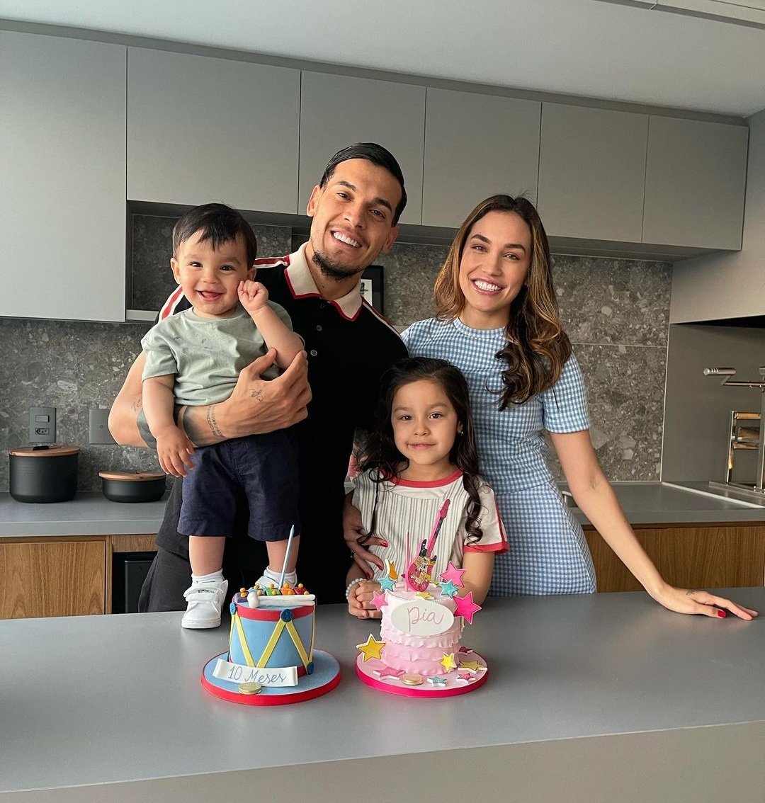 Filho de Gustavo Gómez tem atitude surpreende e emociona torcida palmeirense 1 Filho de Gustavo Gómez tem atitude surpreende e emociona torcida palmeirense