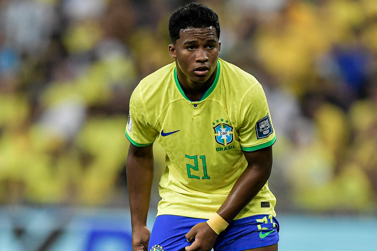 destaque do palmeiras endrick se manifesta sobre primeiros jogos na selecao brasileira 2023 by staff images cbf