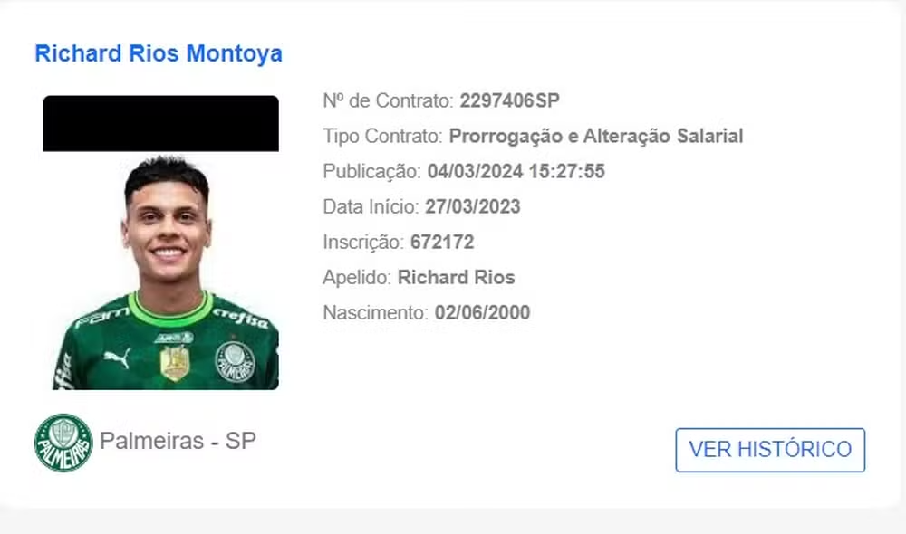 Fechou: Palmeiras assina com volante e CBF deixa vazar 1 Palmeiras