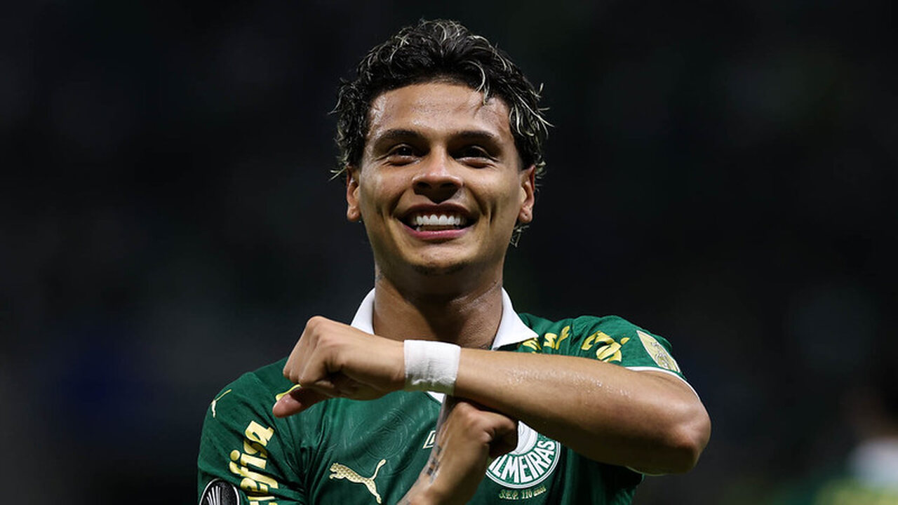 Por R$ 199 milhões Richard Ríos troca o Palmeiras pelo Tottenham 1 Cesar Greco/Palmeiras
