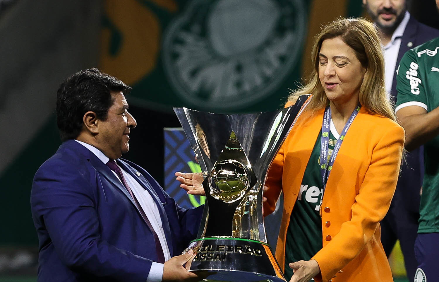 Ednaldo Rodrigues e Leila Pereira