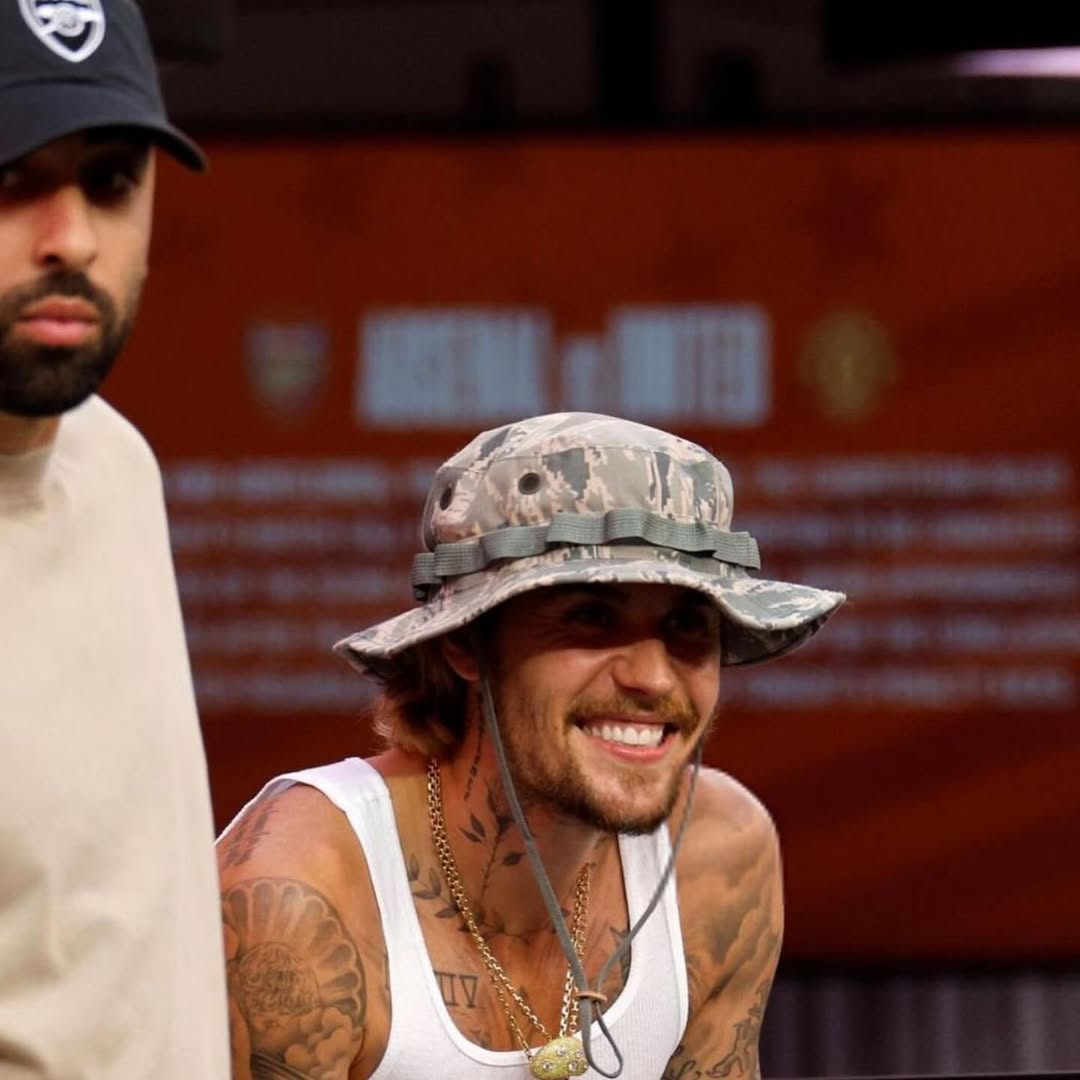 Ex-Palmeiras se encontrou com com o famoso cantor Justin Bieber