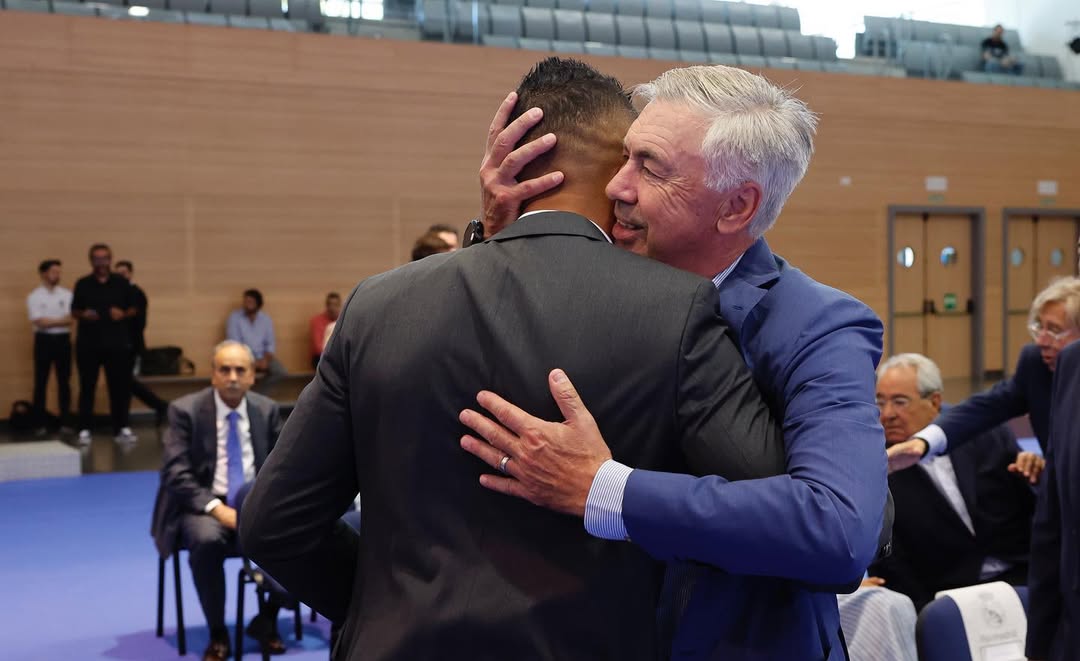 Casemiro e Ancelotti