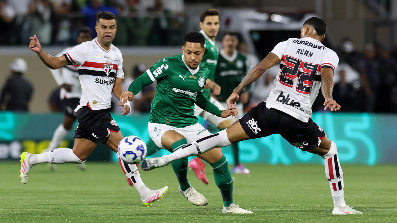 Palmeiras defende tabu diante do São Paulo 1 Palmeiras defende tabu diante do São Paulo