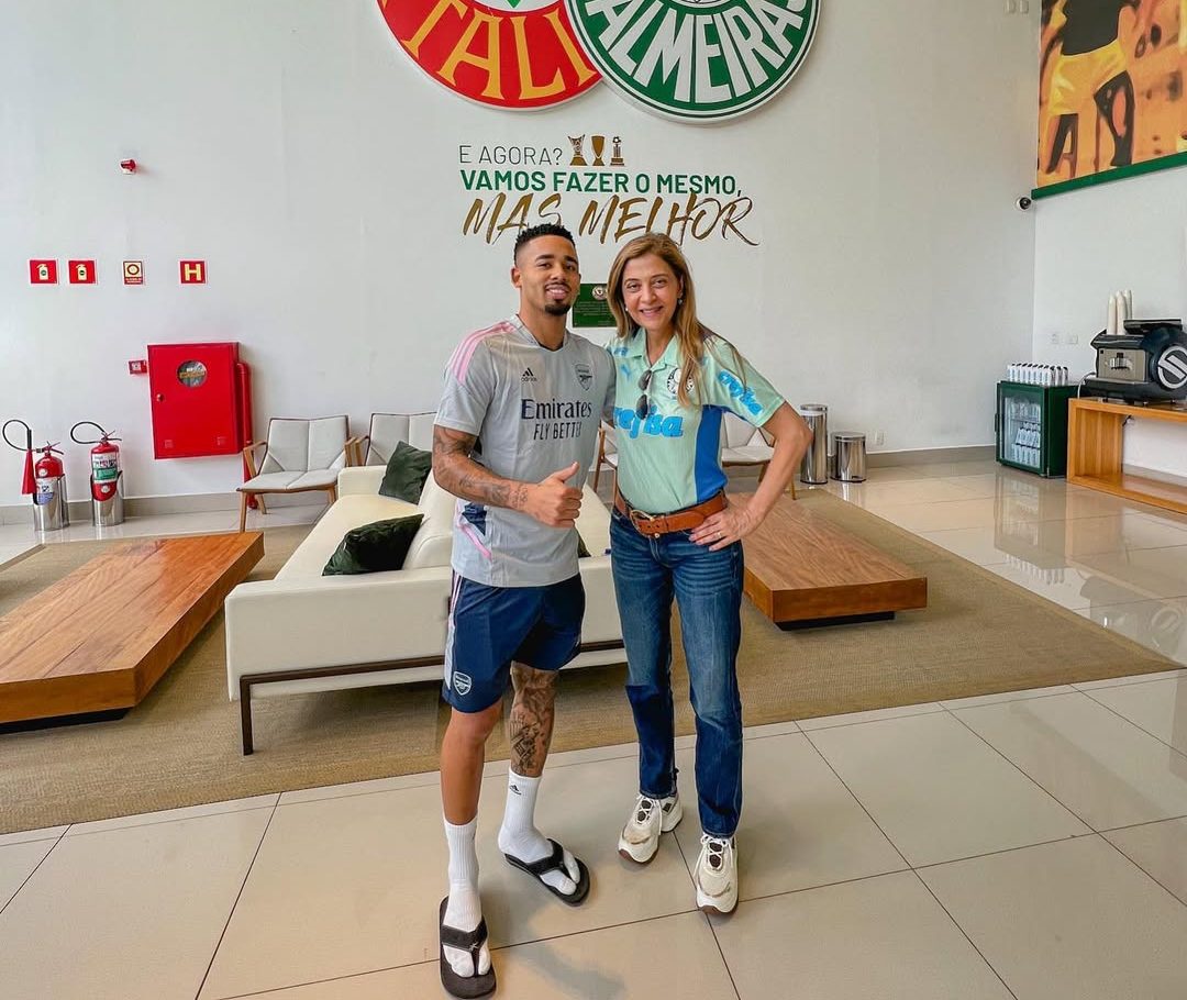 Leila Pereira escancara as portas do Verdão para retorno de Gabriel Jesus 1 Leila Pereira escancara as portas do Verdão para retorno de Gabriel Jesus