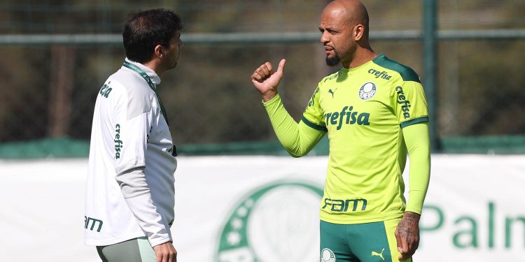 Felipe Melo dá dica Abel Ferreira recuperar o Palmeiras 1 Felipe Melo e Abel Ferreira