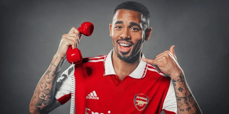 Salário de Gabriel Jesus para assinar contrato levaria Leila à falência 1 Créditos: Divulgação / Arsenal