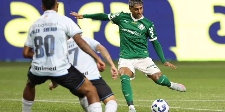 Palmeiras pode dar chapéu no Grêmio e fechar com zagueiro de qualidade 1 Créditos: Cesar Greco/Palmeiras