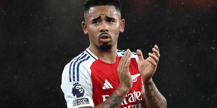 Palmeiras ganha data para anunciar a chegada de Gabriel Jesus 1 Créditos: Arsenal / Divulgação
